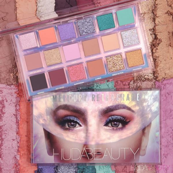 
<p>                            Вся красота космоса в новой палетке Huda Beauty Mercury Retrograde Eyeshadow Palette Holiday 2019<br />
                                                